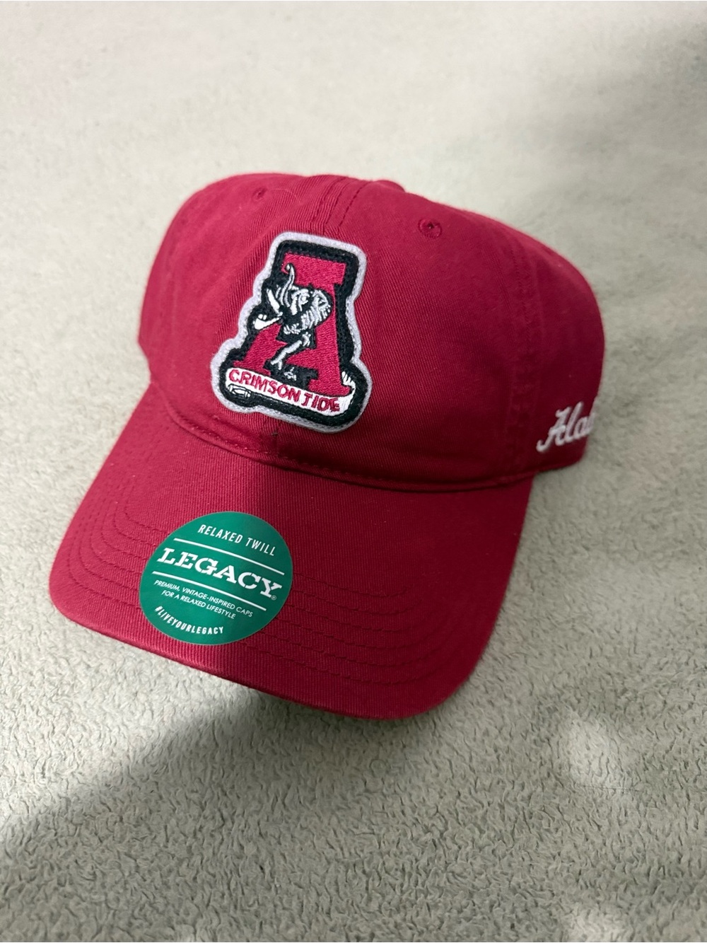 Legacy Alabama Cap with 'Crimson Tide' Patch